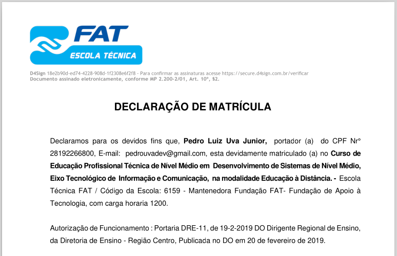 Desenvolvimento de Sistemas