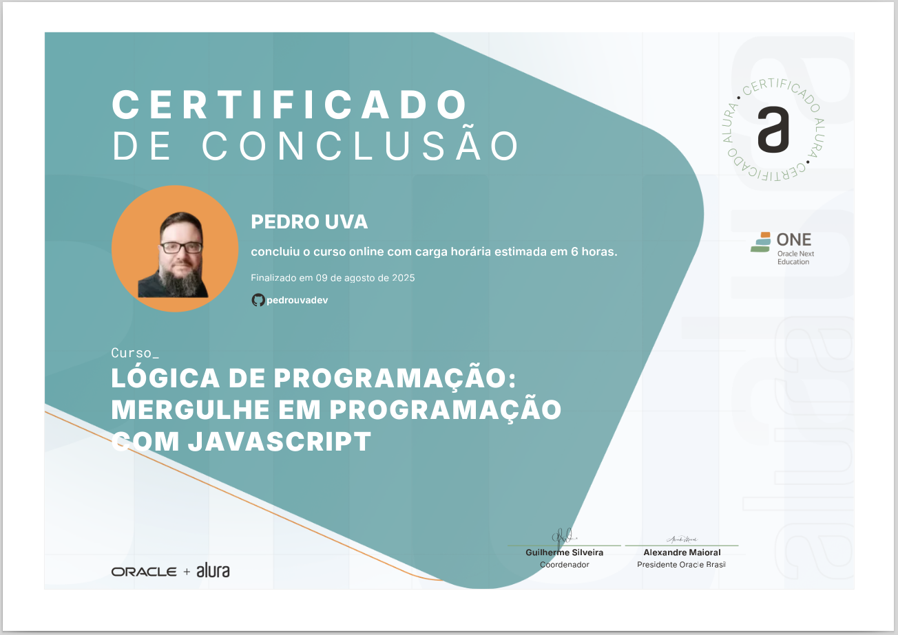 Programação JavaScript